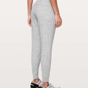 Lululemon Warm Down Jogger Gray Waffle Size 8